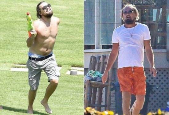 小李子穿卫衣年轻照片,小李子穿supreme卫衣