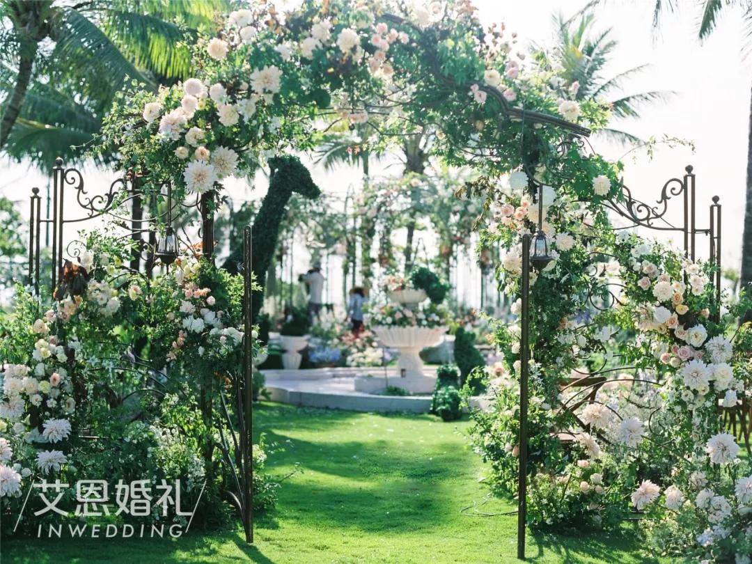 高级英式婚礼视频,法式花园风格婚礼