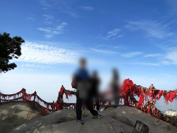 西岳华山五峰风景,华山一日游西安出发路线推荐