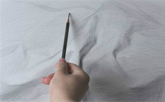 衬布的素描画法,衬布素描画法校考