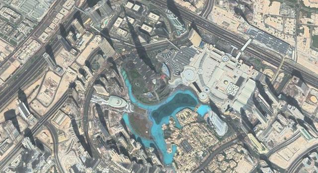 迪拜沙漠中的城市,迪拜沙漠之城全景图