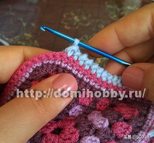 双边钩法教程,倒钩帽边怎么钩