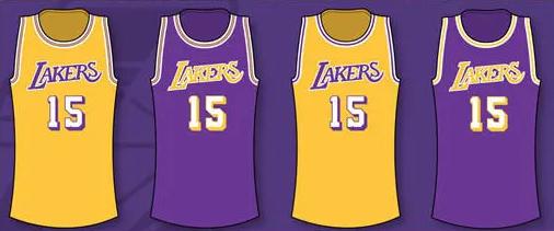 湖人队史17次冠军之旅,湖人球衣换了吗