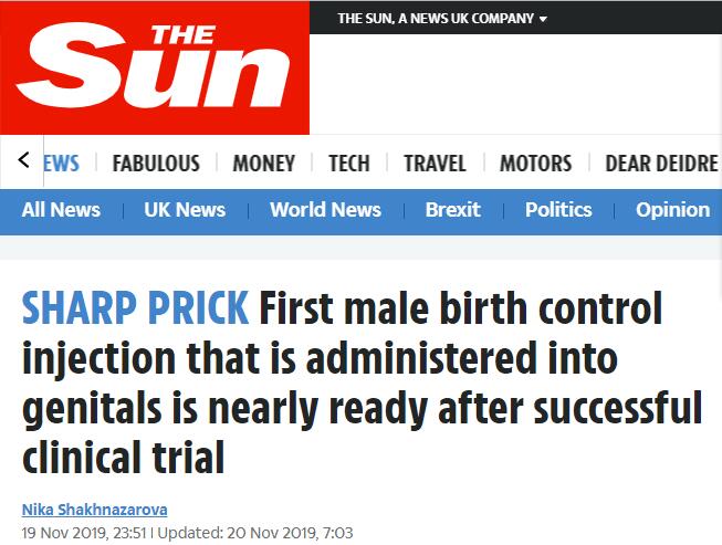 新型无副作用男性避孕药或将问世,男性避孕药首次研发成功