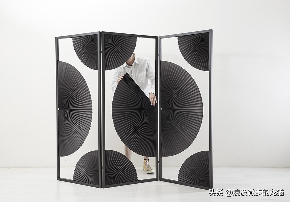 裁剪山河入画屏，创意屏风设计