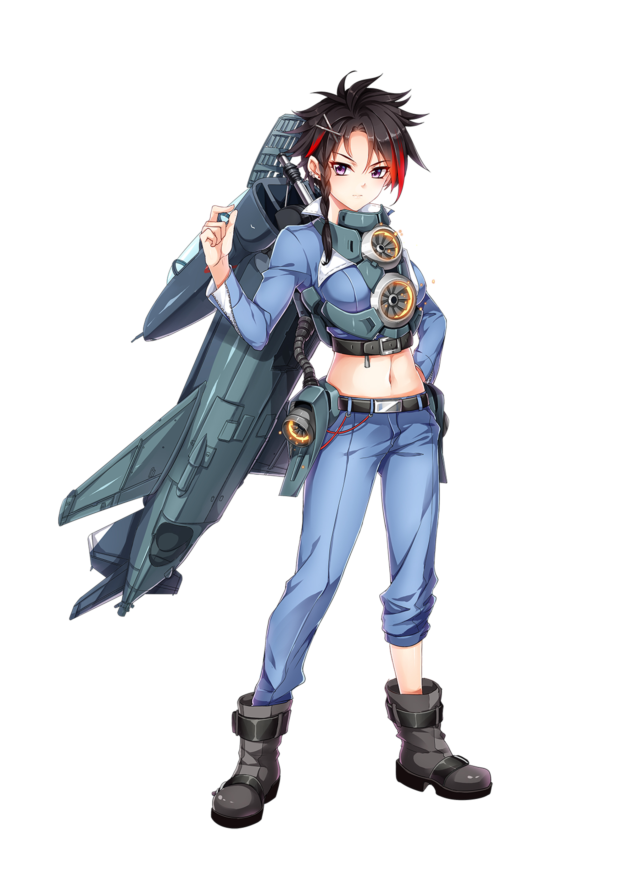 《苍穹战线》精美立绘原画插画卡牌欣赏，超过百种萌点各异的机娘