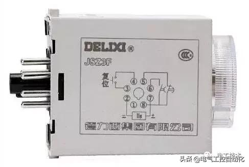 时间继电器延时启动断开原理,断电延时继电器工作原理图解