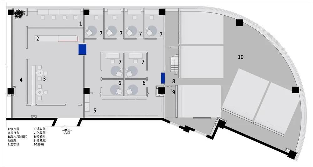 摄影工作室设计案例欣赏,文艺摄影工作室设计