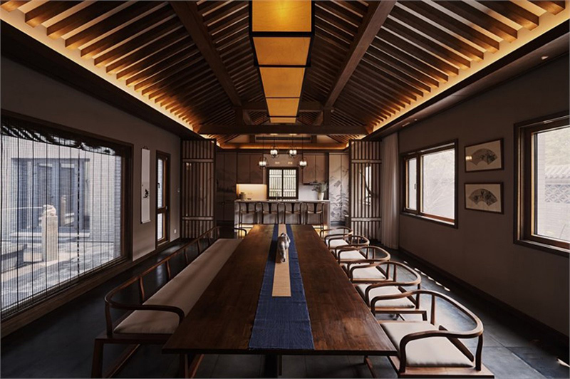 朗和怡家暖通视频,北京中式四合院别墅设计