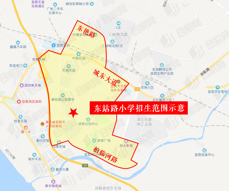 2024伍家岗学区划分图,伍家岗买学区房买哪里