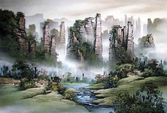 张家界的军声画院,湖南张家界十里画廊导游词