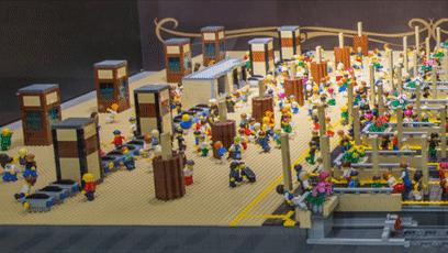 乐高大师最震撼的作品,日本乐高大神用积木拼奥特曼