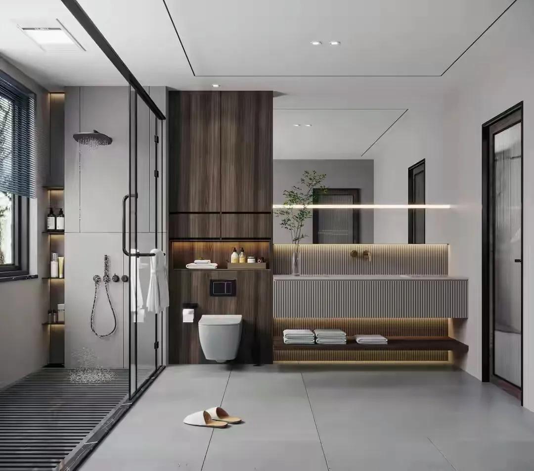 淋浴房设计效果图高档,淋浴房高档装修