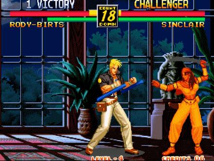 街机格斗游戏龙虎之拳,街机龙虎之拳