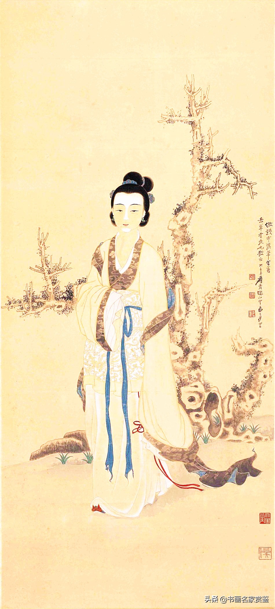 最早开始提倡和推动了书画题诗或题跋语，成为后世绘画的基本格式