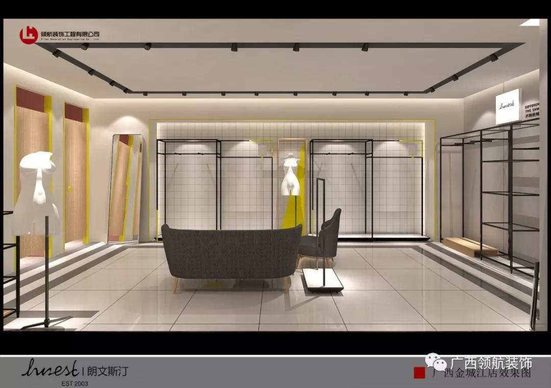 女装店装修简约灰,女装店装修最新风格简约100平方