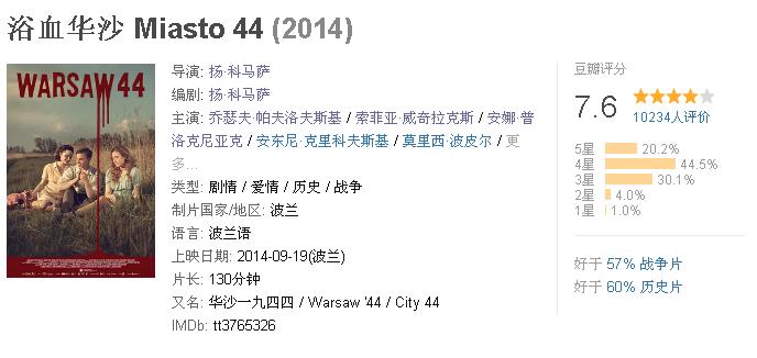 波兰电影高分,波兰电影高颜值