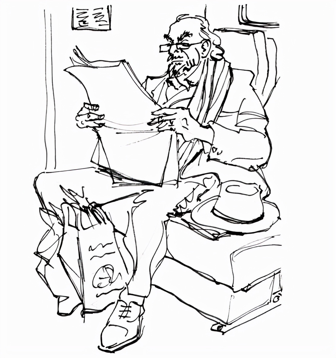 线稿构图快速入门,人物构图线稿教程