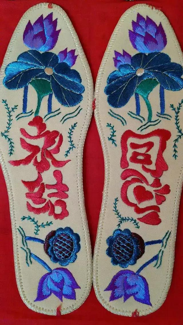 刺绣鞋垫图案大全详细图,惊艳绝伦刺绣鞋垫欣赏