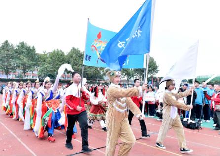 学校超燃运动会献礼建党100周年,师一锦江校区团体操