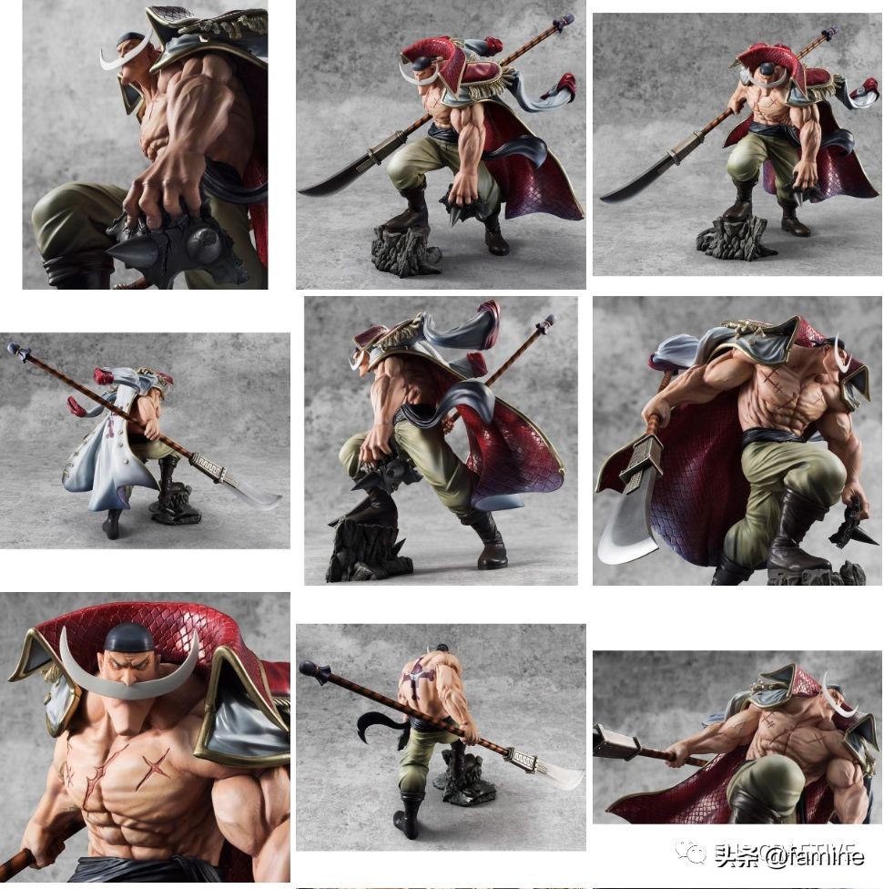 海贼王布鲁克模玩图鉴,海贼王白胡子模玩