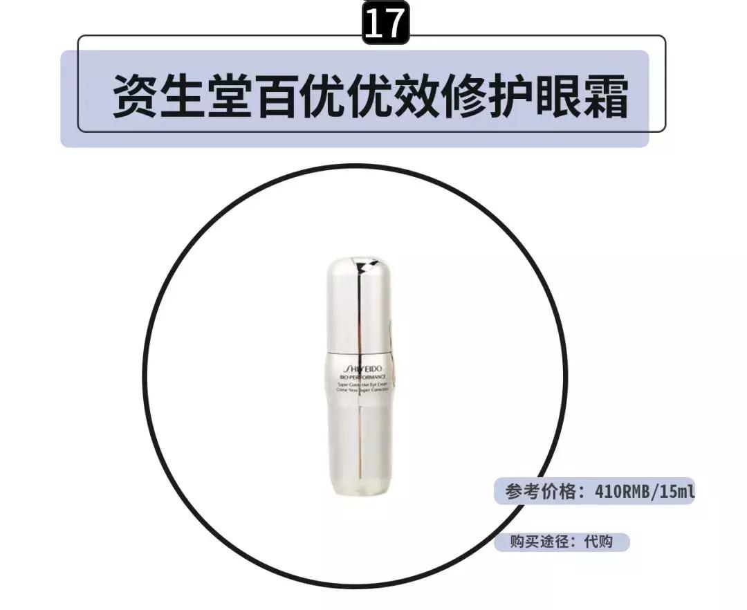 最热门30款眼霜,同品牌最贵的产品是眼霜还是精华
