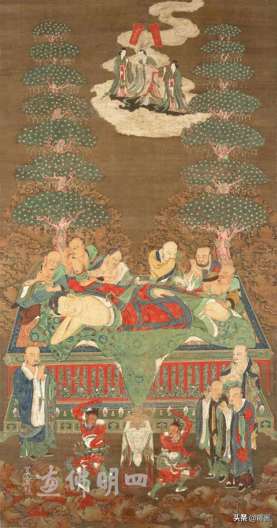 漫谈佛画之涅槃图