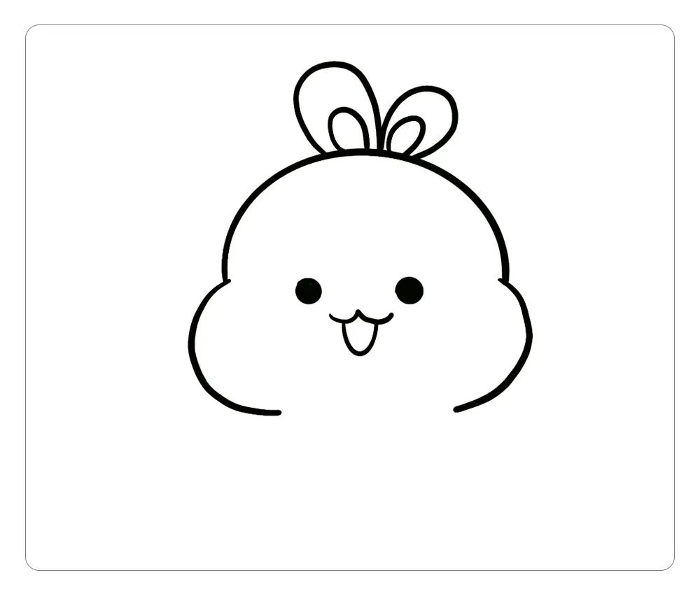 简笔画小动物100种可爱小白兔,幼儿简笔画小白兔大全最简单