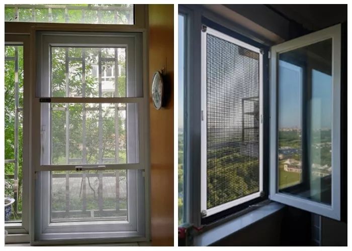 纱窗选隐形还是高清金刚网,家装隐形纱窗图片