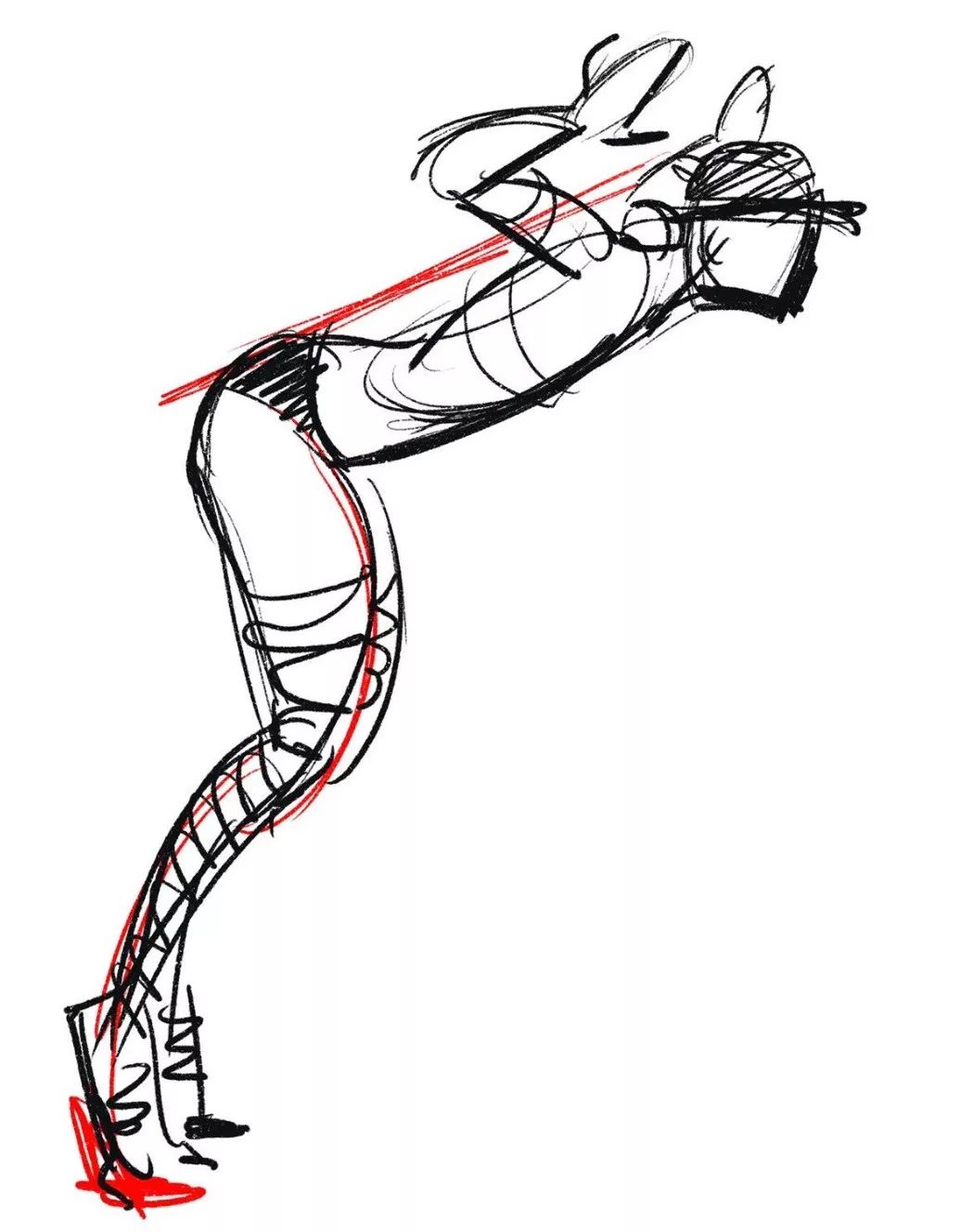 动态速写静态速写,速写入门如何学习人体结构