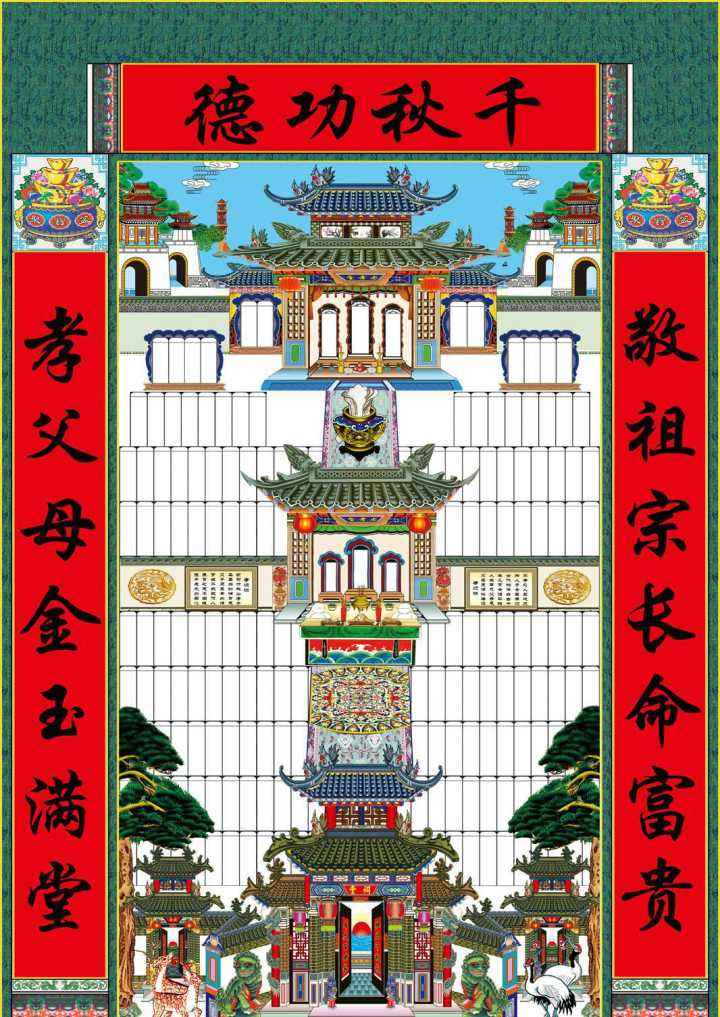 请家堂山东临沂供品怎么处理,山东习俗请家堂