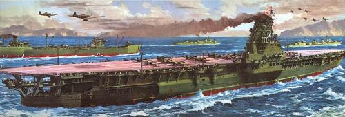 日本海军“信浓号”航母,72000吨巨舰首航17小时就沉没