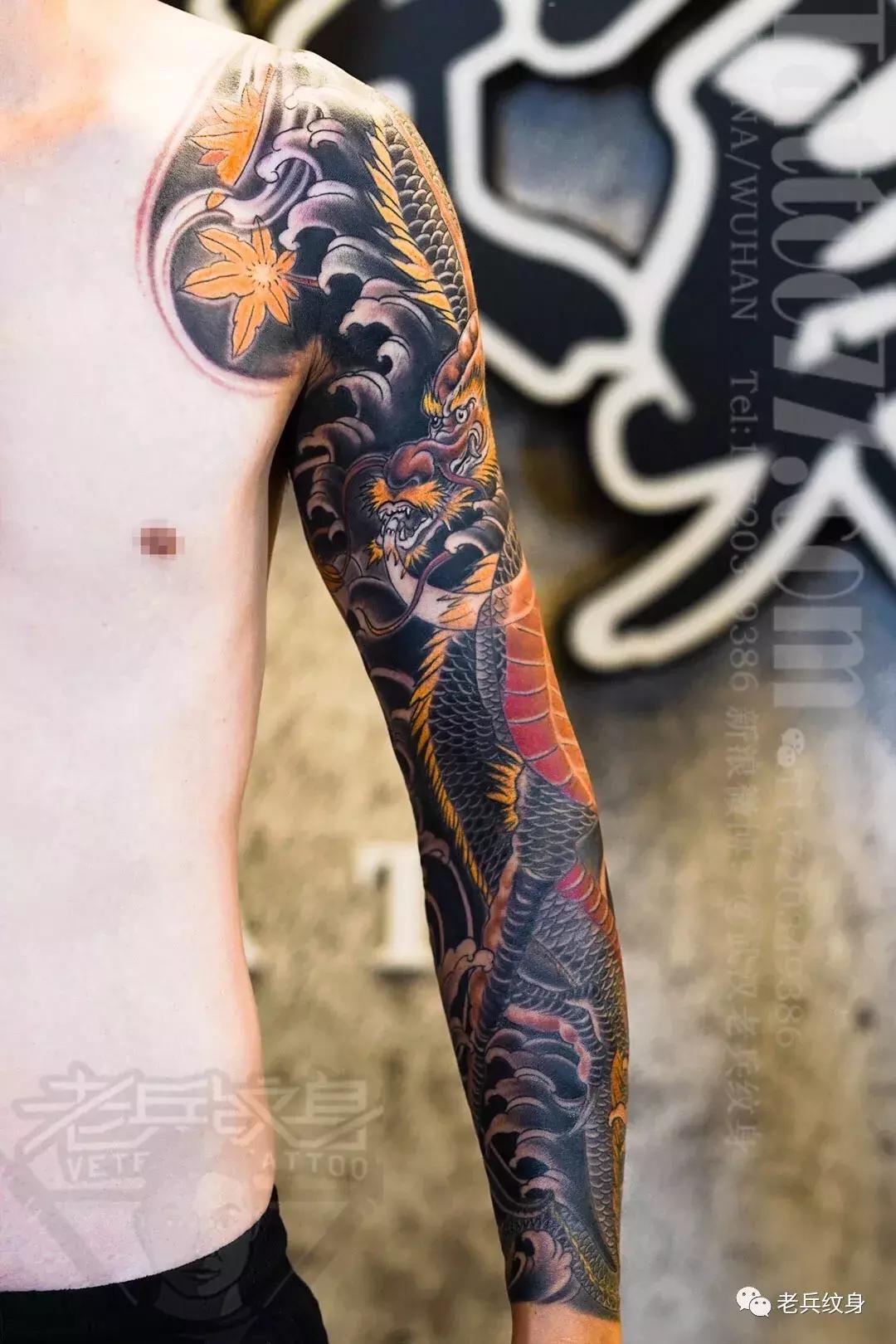 老兵纹身作品,老兵纹身店微博