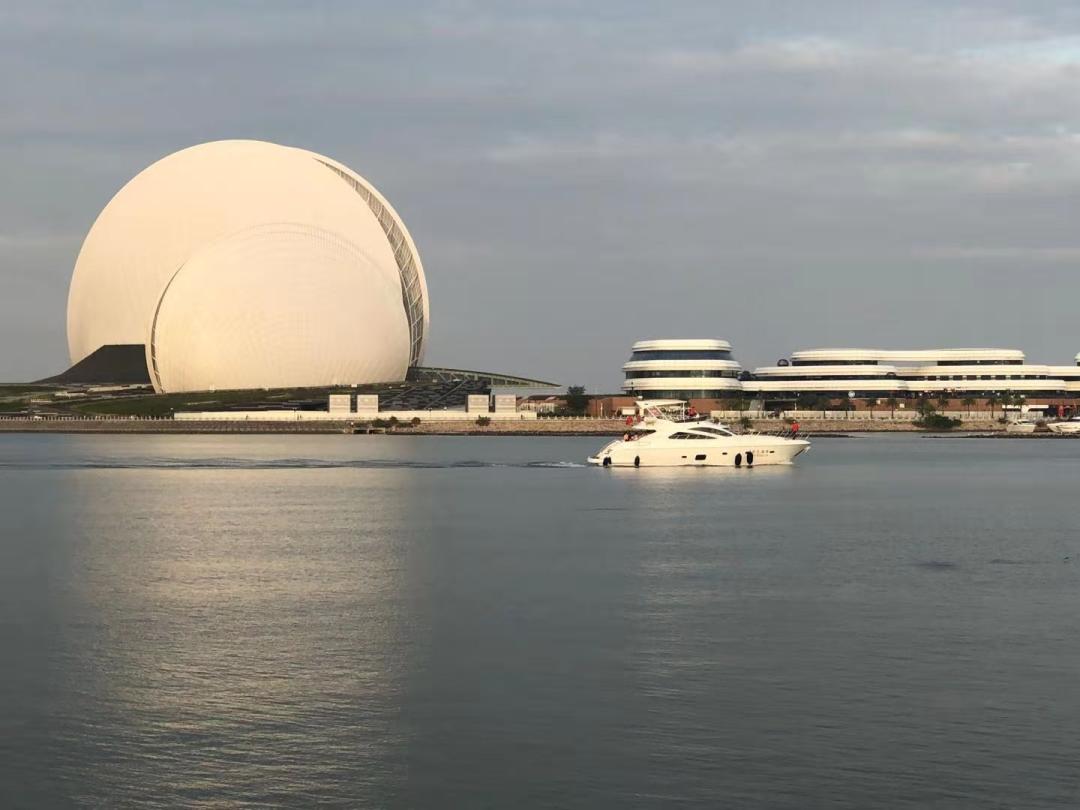 远眺珠海澳门横琴,澳门回珠海通过横琴口岸