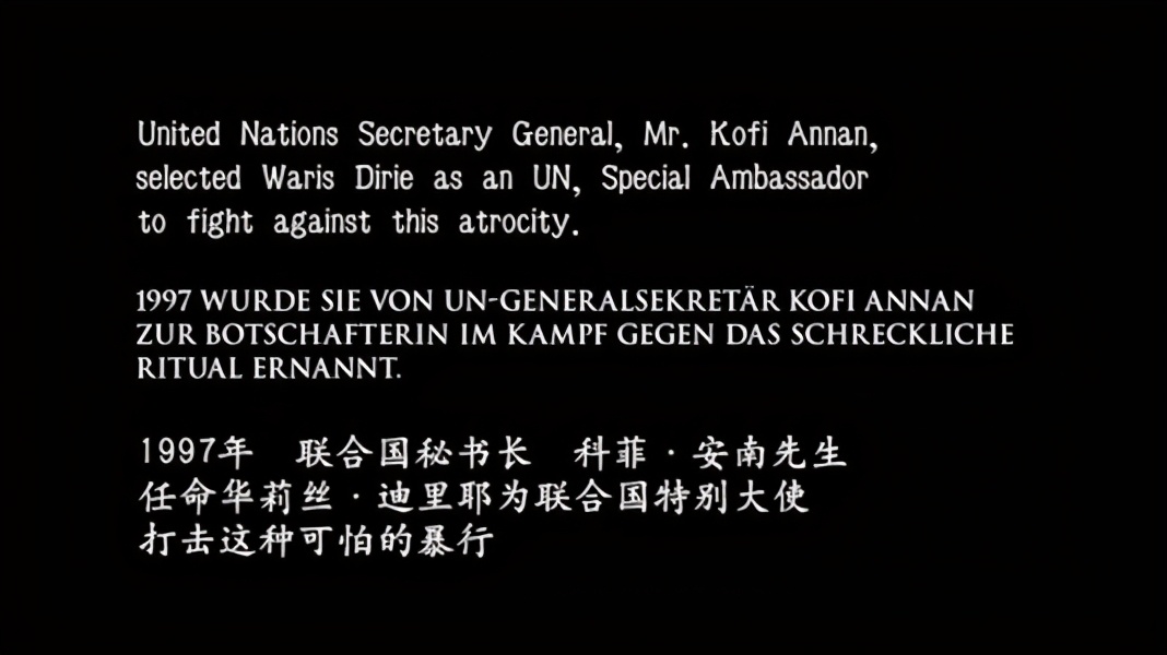 “割礼”惨无人寰的陋习，*害迫**着女性身体，震撼人心《沙漠之花》