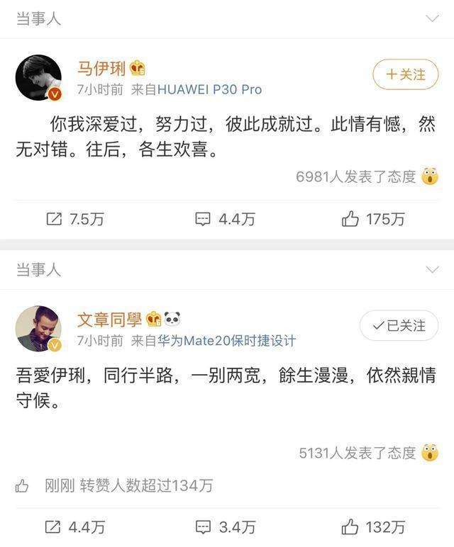 马伊琍看前夫文章话剧且行且珍惜,马伊琍从且行且珍惜到宣布离婚