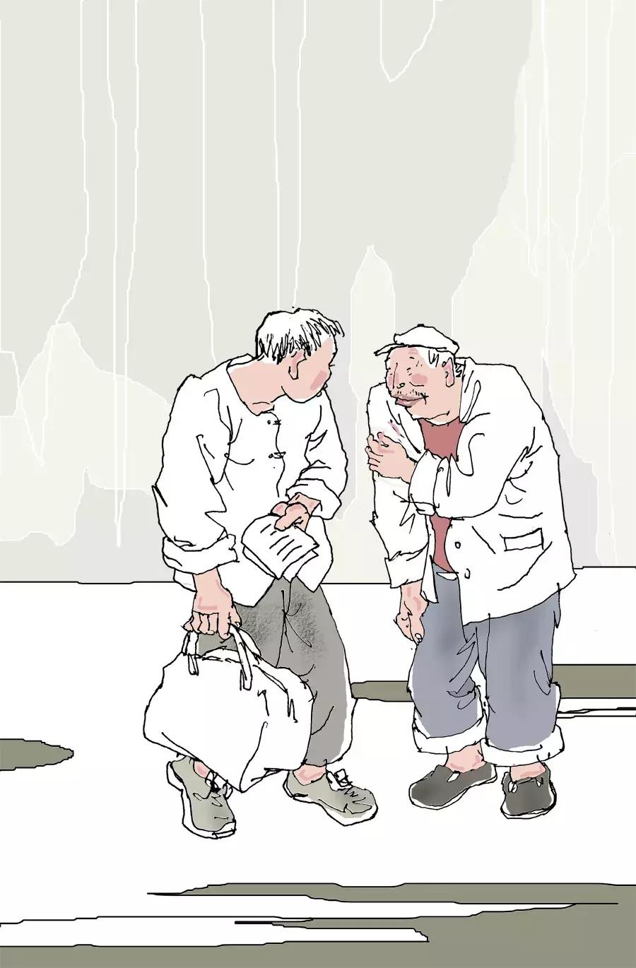 刘老汉的烦恼创作花絮,刘老汉新春连环画