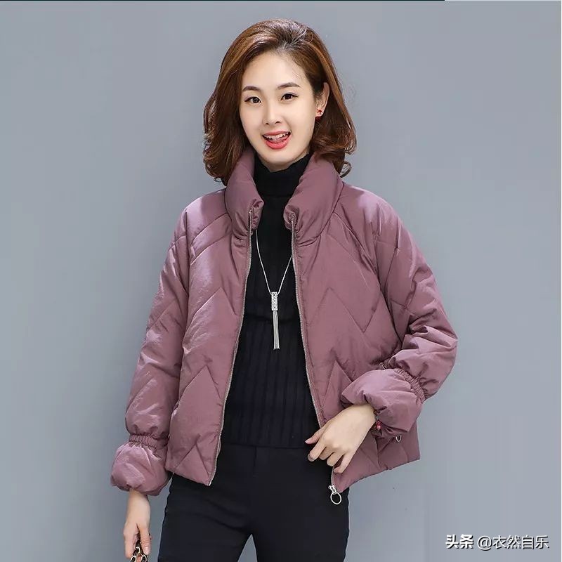 冬季短棉服穿搭女生高级感,冬季保暖休闲加厚棉服