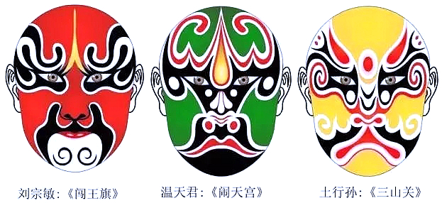 最常见的八张京剧脸谱图片,史上最全315张美不胜收的京剧脸谱