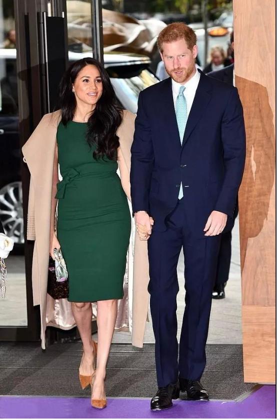 王室哈里梅根,威廉凯特哈里梅根同框