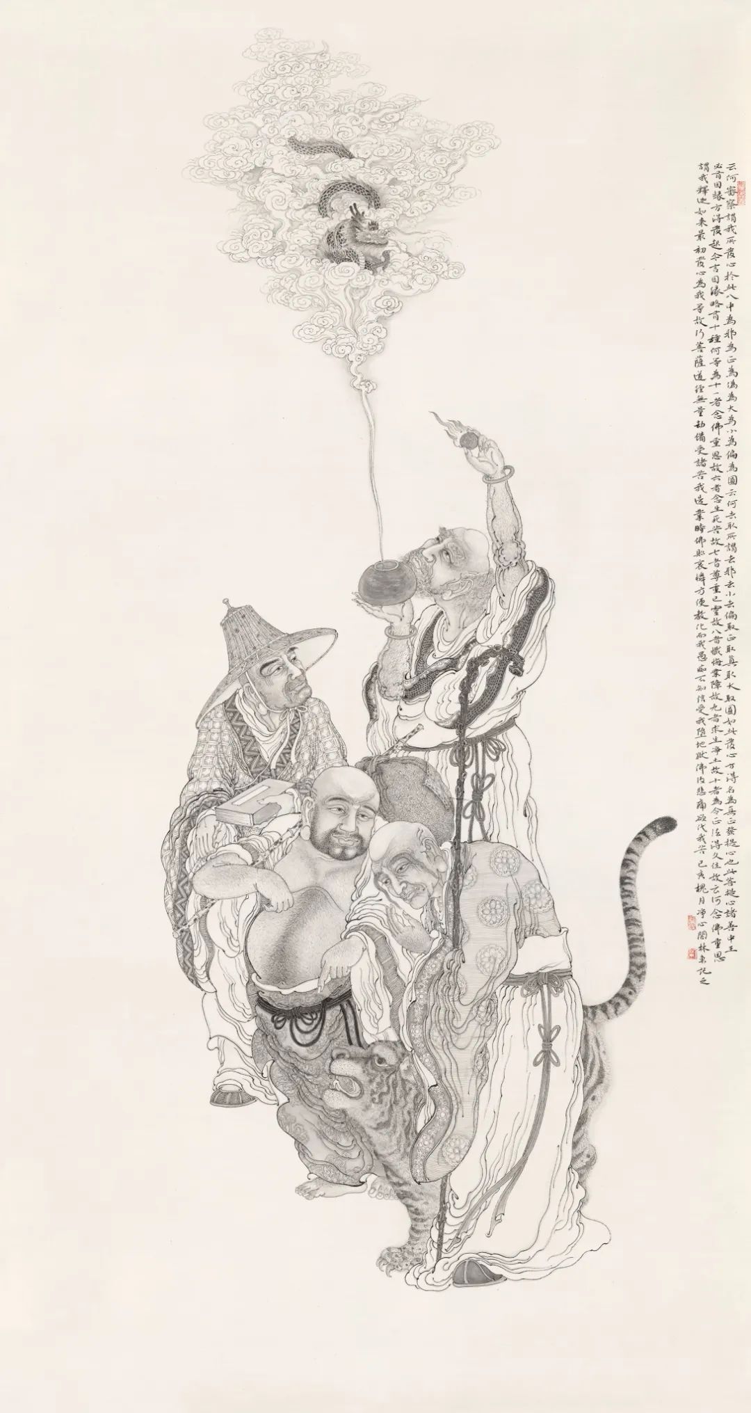 林东工笔画作品欣赏,林东工笔画