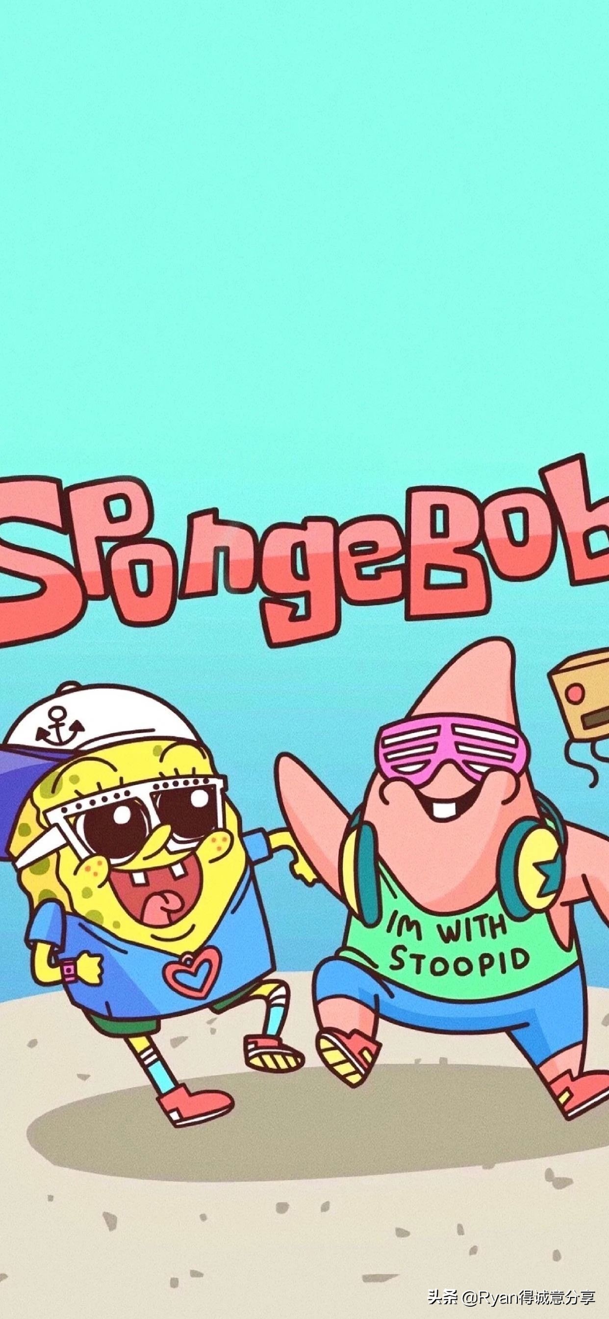 海绵宝宝詹韦连线壁纸,海绵宝宝壁纸桌面主题