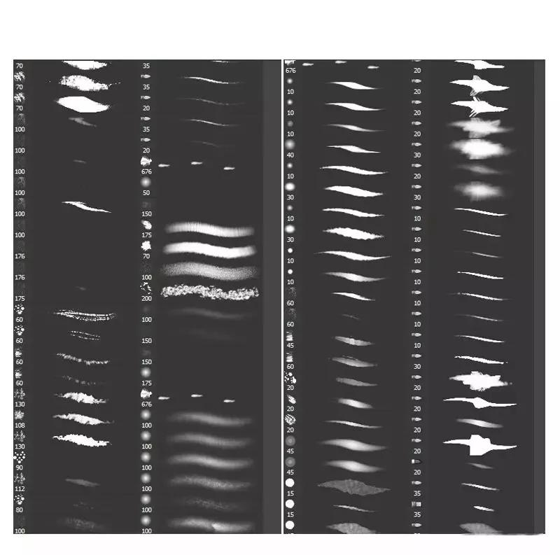 设计师专用手绘笔,专业级水墨风ps笔刷