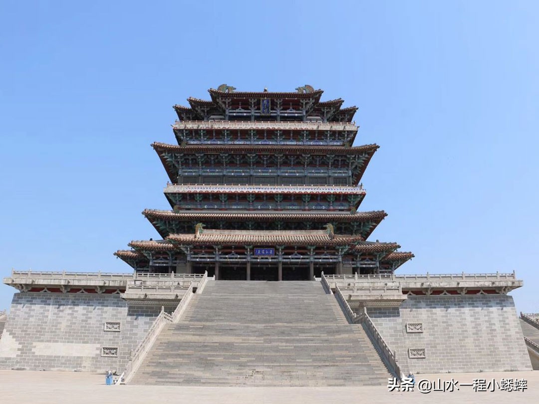 中国古代四大名楼鹳雀楼是什么,鹳雀楼真能看到黄河入海流吗