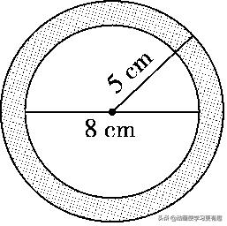 六年级圆的面积求阴影部分怎么算,六年级数学求圆阴影部分面积难题