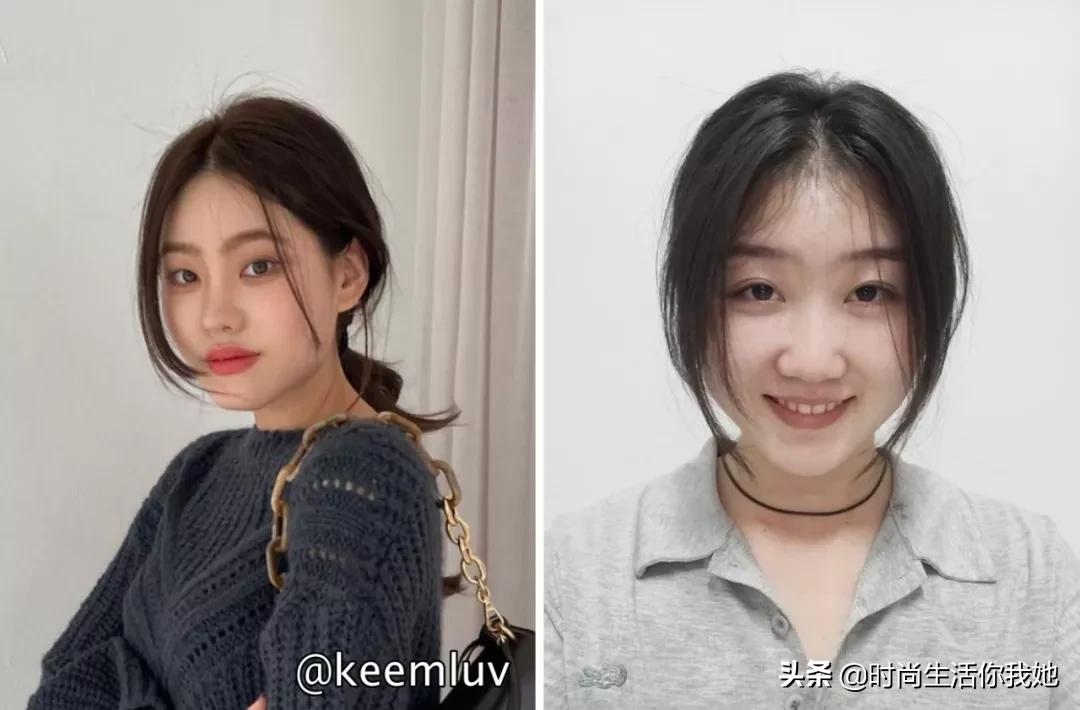 适合圆脸微胖的女生,微胖型女生显老