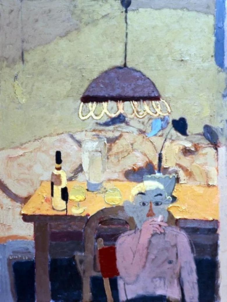 市井气息人间烟火油画,央美美术作品油画