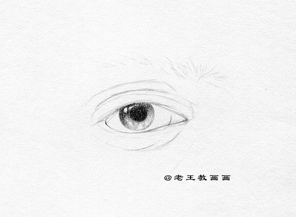 自学素描入门眼睛教程,画眼睛教程素描动漫