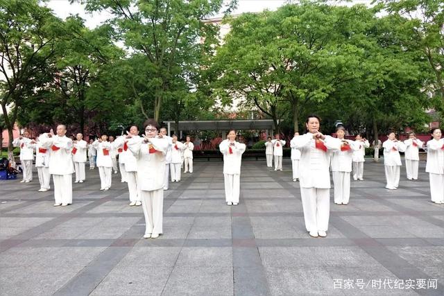 建党周年武术表演,上海太极拳建党100年表演