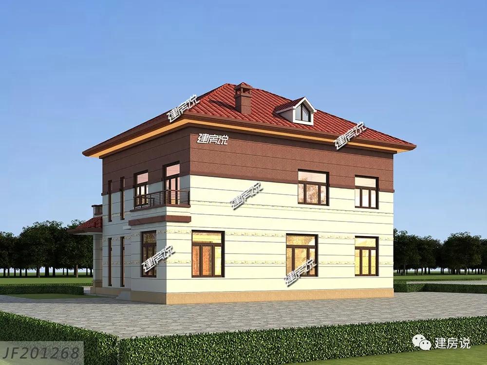 30万起建庭院别墅,百万豪宅既视感,村里的人都看呆了